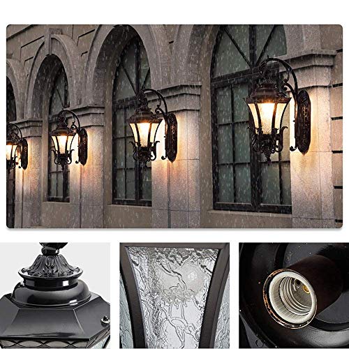 Lanterne murale extérieure rétro pour illuminer et décorer vos soirées sur le balcon - 2