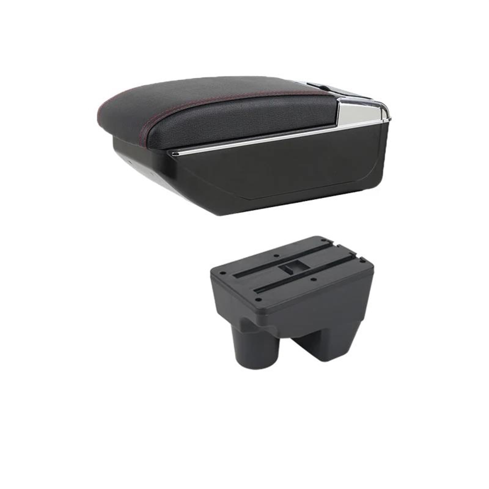 Ysdsls B-Black Red Line Center Console Armrest Storage Box For Yaris For Elegant 2020-2022 Car Interior Parts Modification Accessories