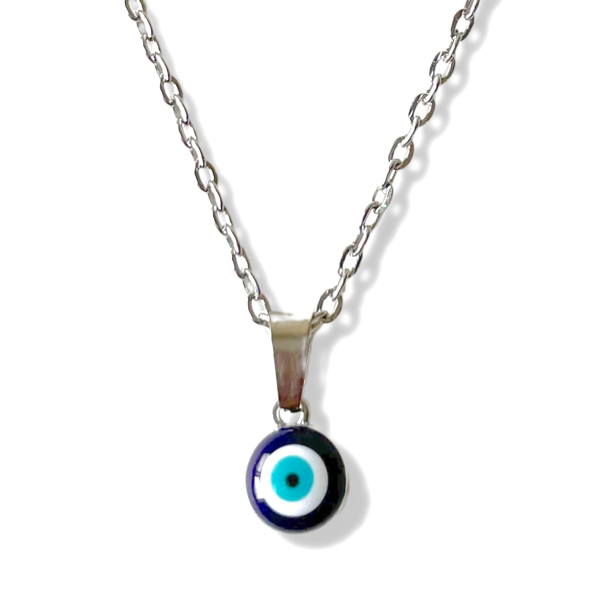 See full amazon price history chart for SALVE Evil Eye Silver-Toned Pendant Necklace with Chain | Lucky Charm, Nazar Battu Talisman for Men and Women | Rakhi Gifts for Sisters & Brothers SALVE Evil Eye Silver-Toned Pendant Necklace with Chain | Lucky Charm, Nazar Battu Talisman for Men and Women | Rakhi Gifts for Sisters & Brothers (B0CG61QF53) Amazon Price History, Amazon Price Tracker