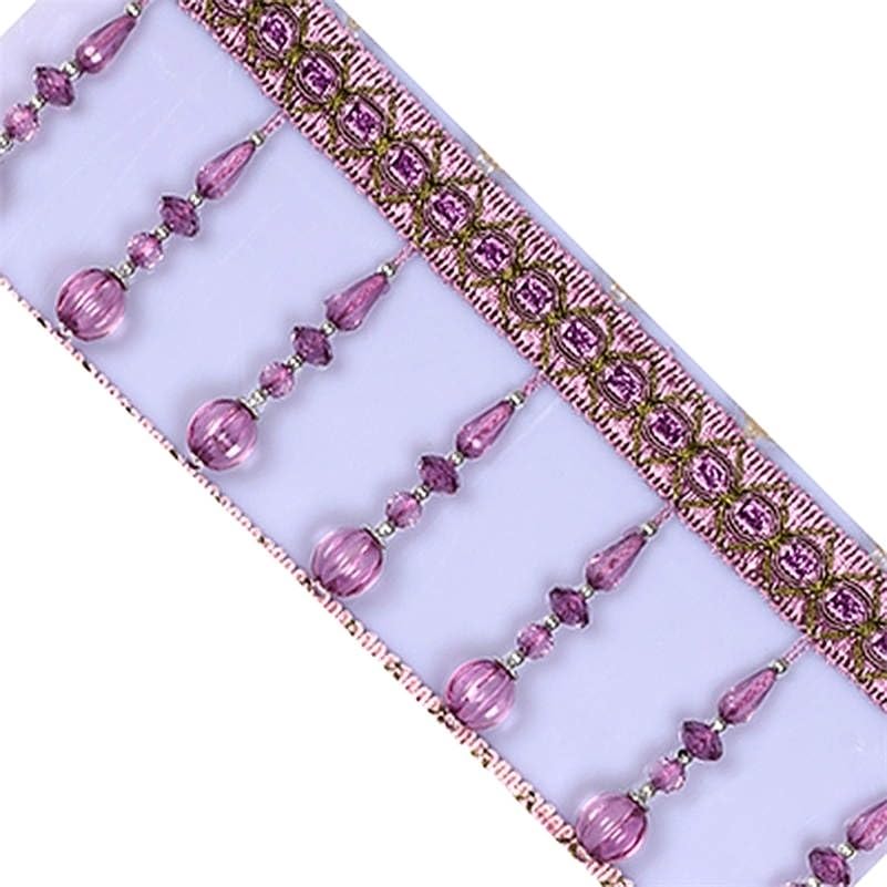 Franges tressées à Suspendre, 4 mètres, for Rideaux, Perles, Franges Pompons, for Nappe, DIY(8)
