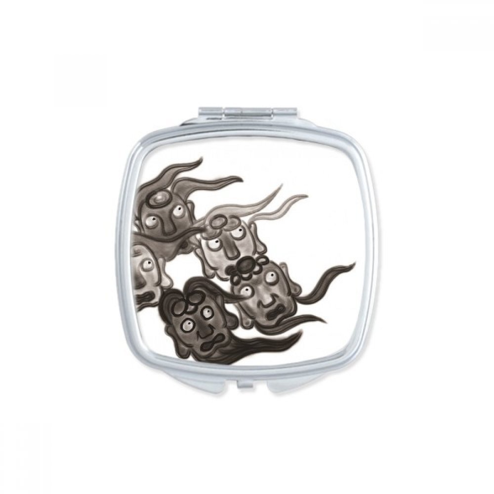Miroir compact portable encre de chine pour corriger votre teint