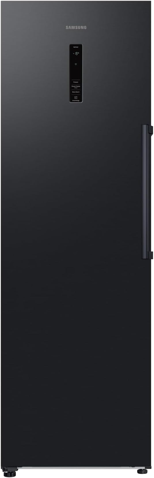 Samsung Tall One Door Freezer, With Wi-Fi Embedded & SmartThings, Slim Ice Maker, No Frost, All-around Cooling, New Empire Black, RZ32C7BDEBN/EU