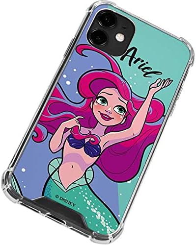 Skinit Clear Phone Case Compatible with iPhone 12 - Officially Licensed Disney Ariel Design