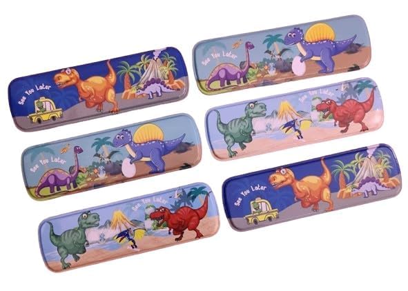 4AJ BAZAAR Pencil Box for Kids (3 Pcs) Dinosaur Pencil Box for Boys, Steel Pencil Box, Stationary Items, Pencil Box for School, Stationary Storage Box, Birthday Gifts for Kids & Girls (B0CTTH8GK7) Amazon Price History, Amazon Price Tracker
