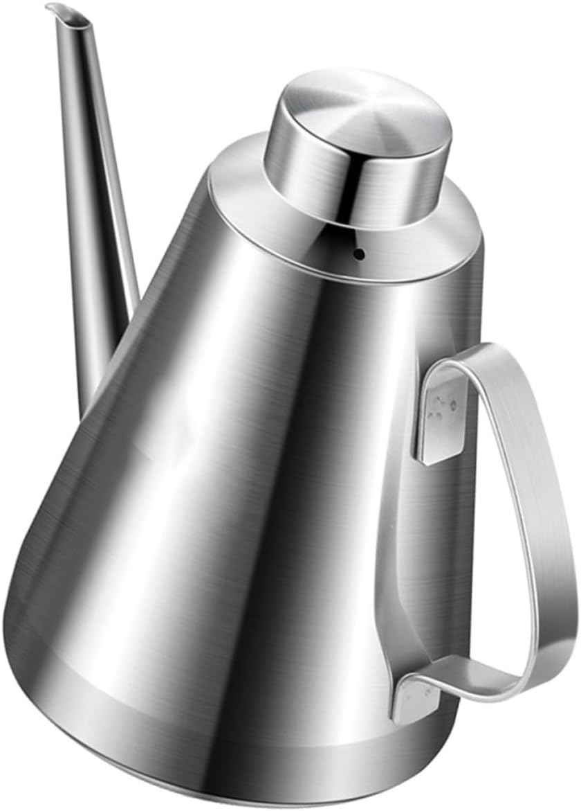 GLEAVI Stainless Steel Oil Pot 350ml Leakproof Dispenser Bottle