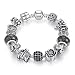 Produktbild A TE® Armband Charms Schwarz Krsitalle Blume Glasperlen Damen Geschenk #JW-B111 (20)