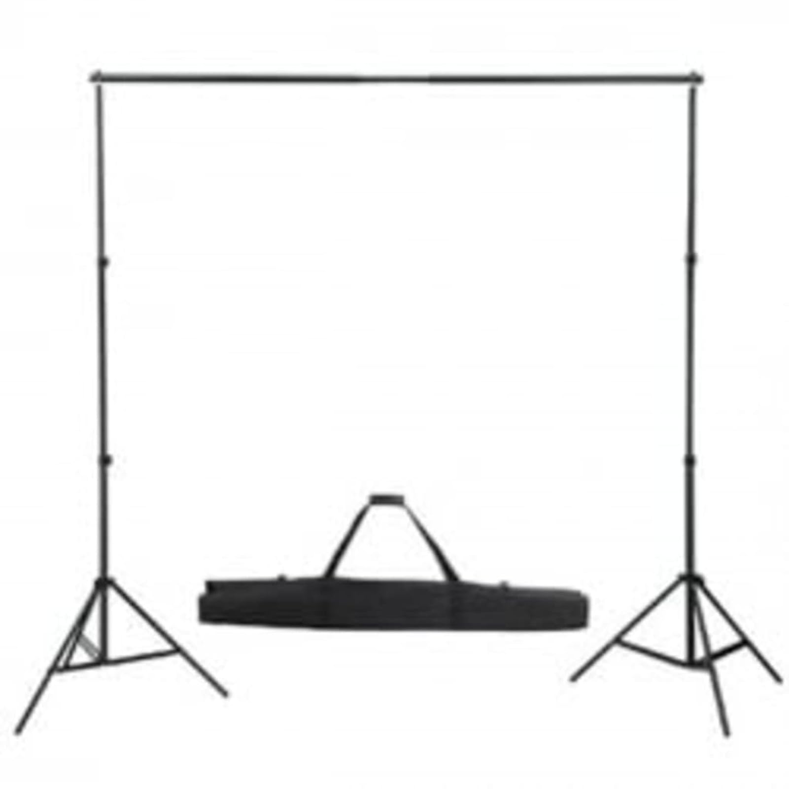 Kit Portafondali con Fondale Verde 300x300cm Sfondo Chroma Key