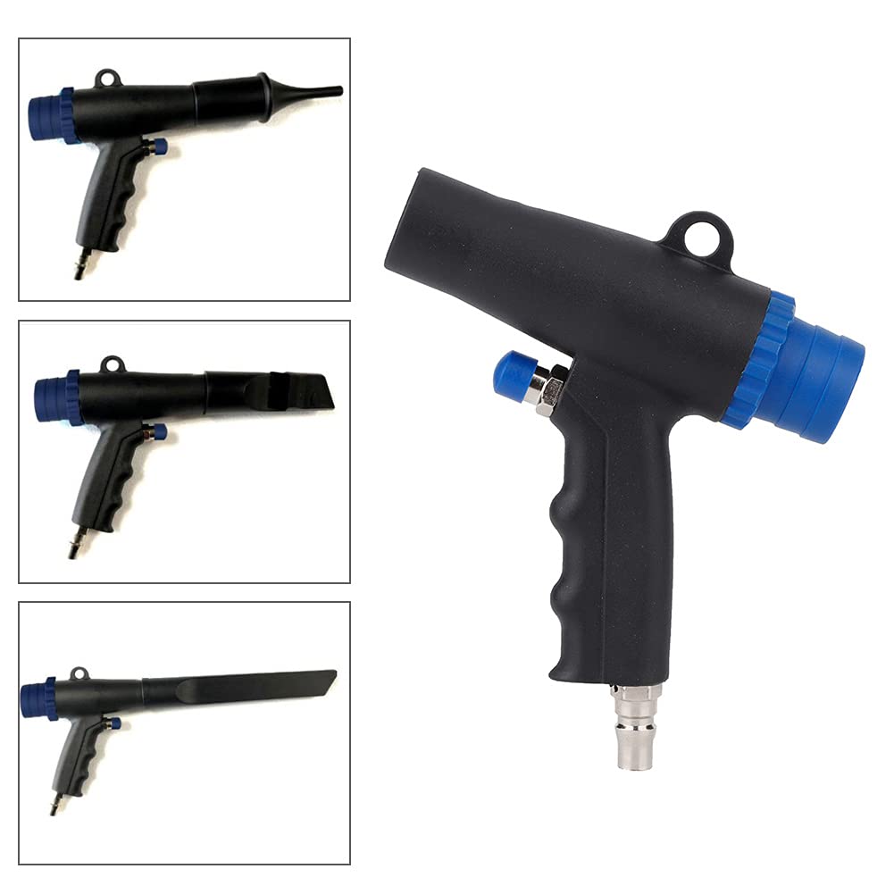 Aspiratore D'Aria 2 in 1, Pistola per Aspirapolvere Ad Aria Compressa Pistola di Soffiaggio Pulitore Pneumatico Pneumatico Kit di Aspirazione 6kPa