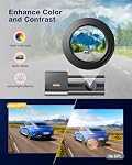 Dash Cam Front and Rear Built-in 5GHz WiFi, Dual Dash Cam with CPL Filter, 64GB SD Card, 1.47" IPS DashCam with App Control, 360°Rotation, Night Vision, WDR, 24H Parking Mode, G-Sensor, Loop Recording