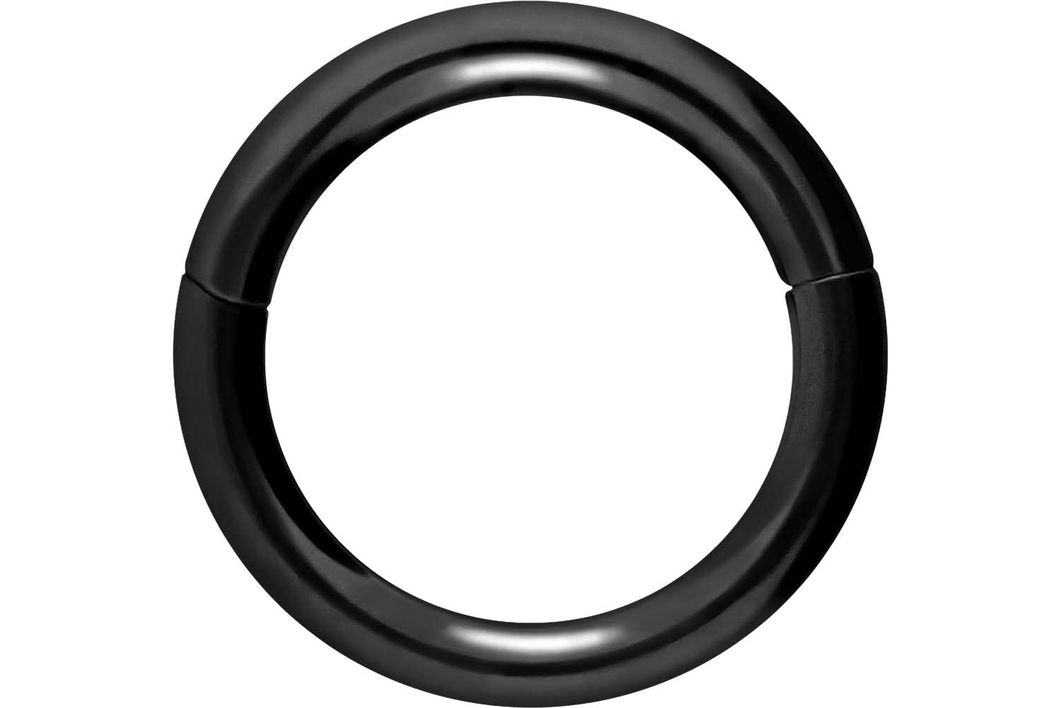 PIERCINGLINE Anillo segmento Clicker de acero quirúrgico – Piercing en oro, plata, rosa, negro o azul – para nariz, tabique, oreja, hélice o tragus — view 99