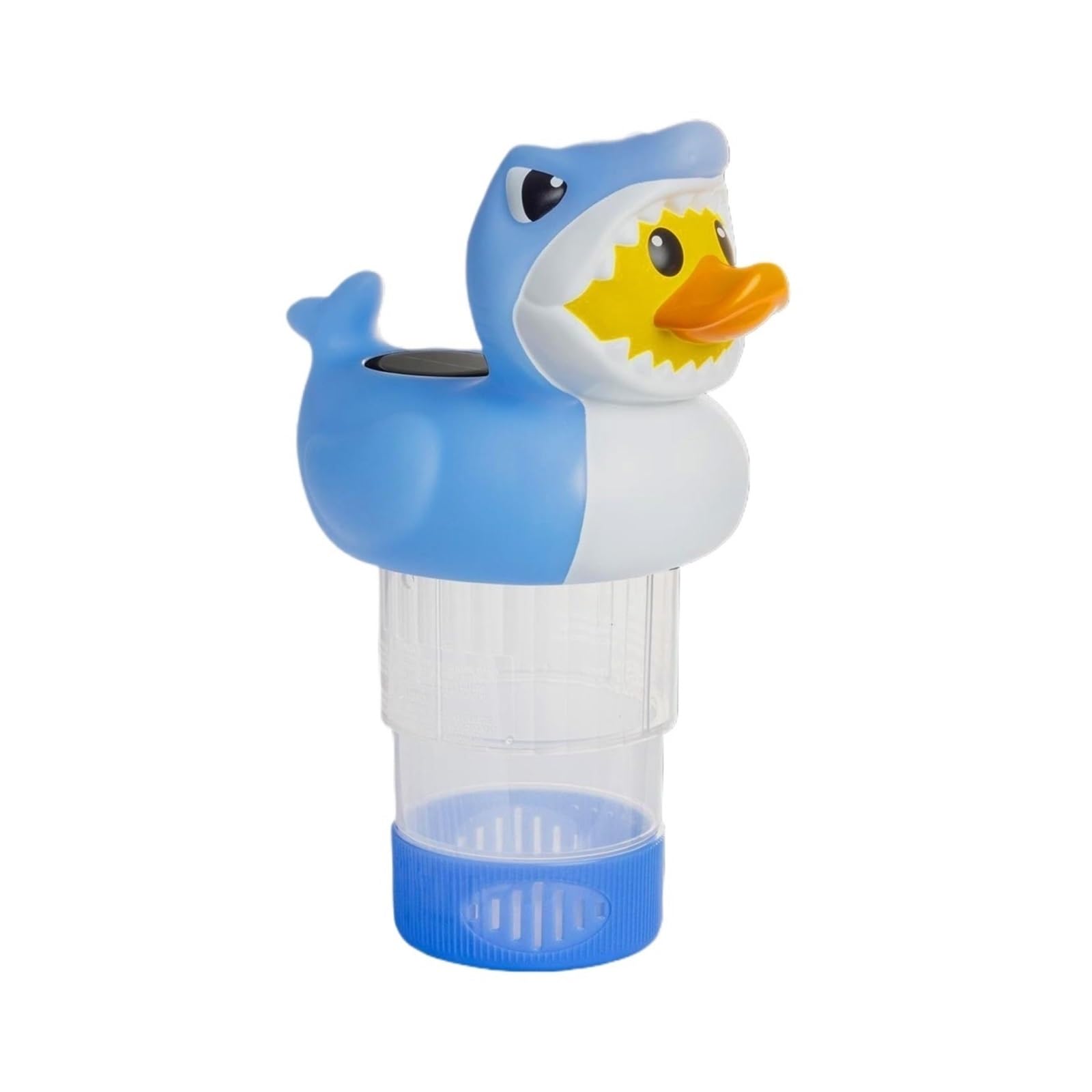 Pływający Dozownik Chloru Do Basenu Z Energią Słoneczną Duck-Shark, Nocna Lampka Energooszczędna Wysokowydajne Przetwarzanie