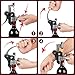 9 PCS Corkscrew Wine Opener Set, Stainless Steel Cork Screw Rabbit Wine Bottle Opener Kit Including Foil Cutter, Pourer, Vacuum Wine Stopper Corkscrews etc, Luxury Wine Sets Gifts for Women & Men