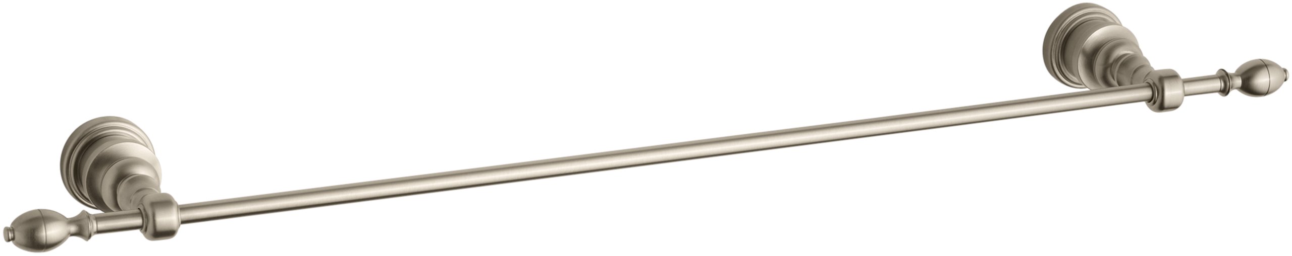 Kohler K-6826-BV IV Georges Brass 24-Inch Towel Bar, Vibrant Brushed Bronze
