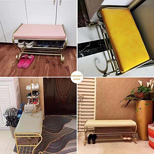 Étagère à chaussures à 2 niveaux avec siège pour optimiser les petits espaces - 5