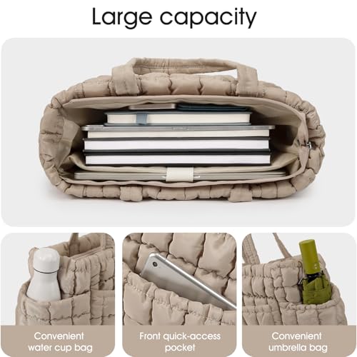 Bolso Tote Queenoris Puffer para Mujer miniatura 5