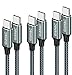 Produktbild GIANAC USB C auf USB C Kabel,[3-Pack/0.5M+1M+2M] 20V/3A USB Typ C PD 60W Ladekabel für MacBook, Huawei P30/P20, Google Pixel 3a/3a XL, iPad Pro 2020/2018, Galaxy S10/S9,Dell XPS 15 und Mehr (Green)