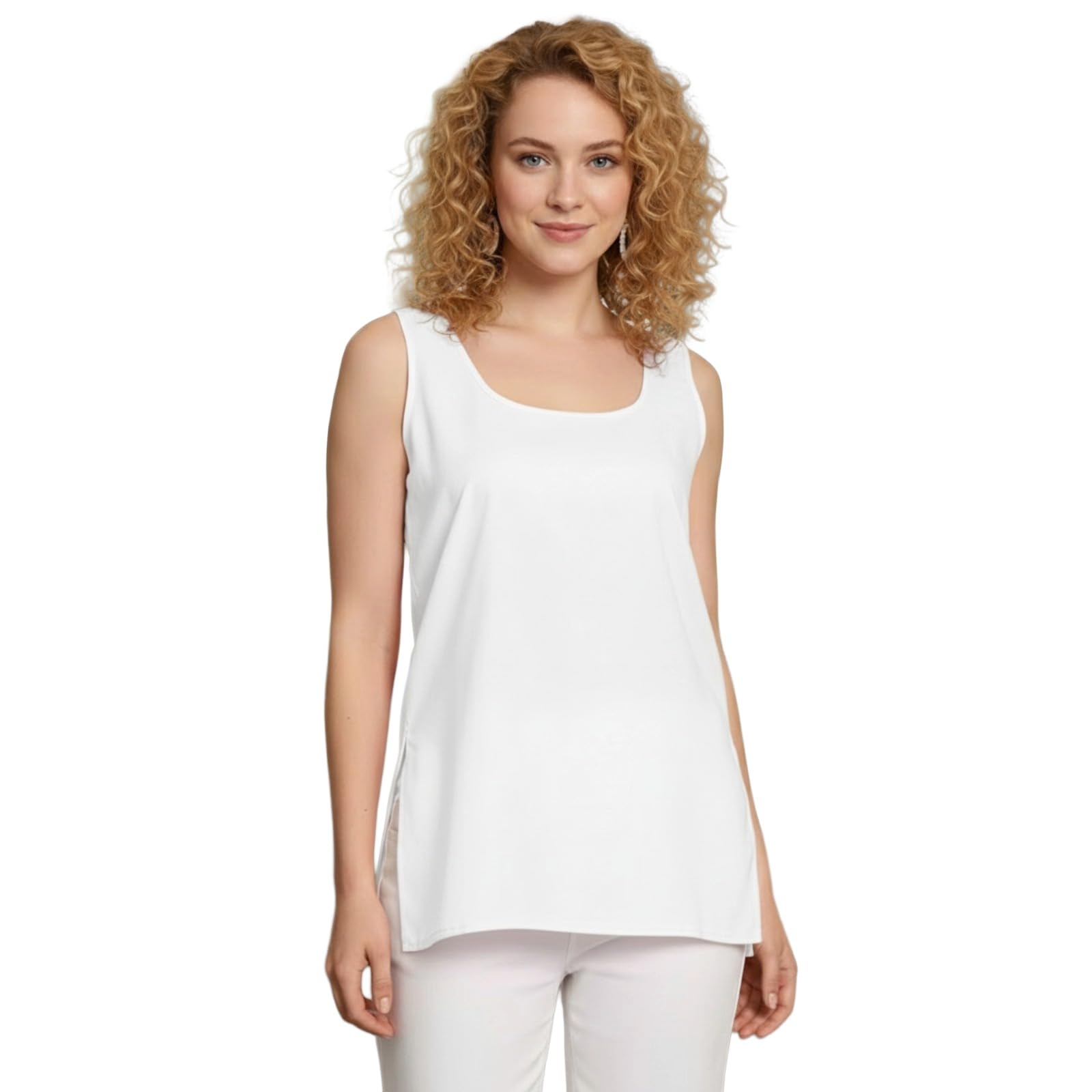 Soft Cotton Short Camisole Inner Slips for Women & Girls Layer with Sheer Kurti Chikankari Kurta Suit Slip Summer Tops (Length - 28 inch)-picture-53