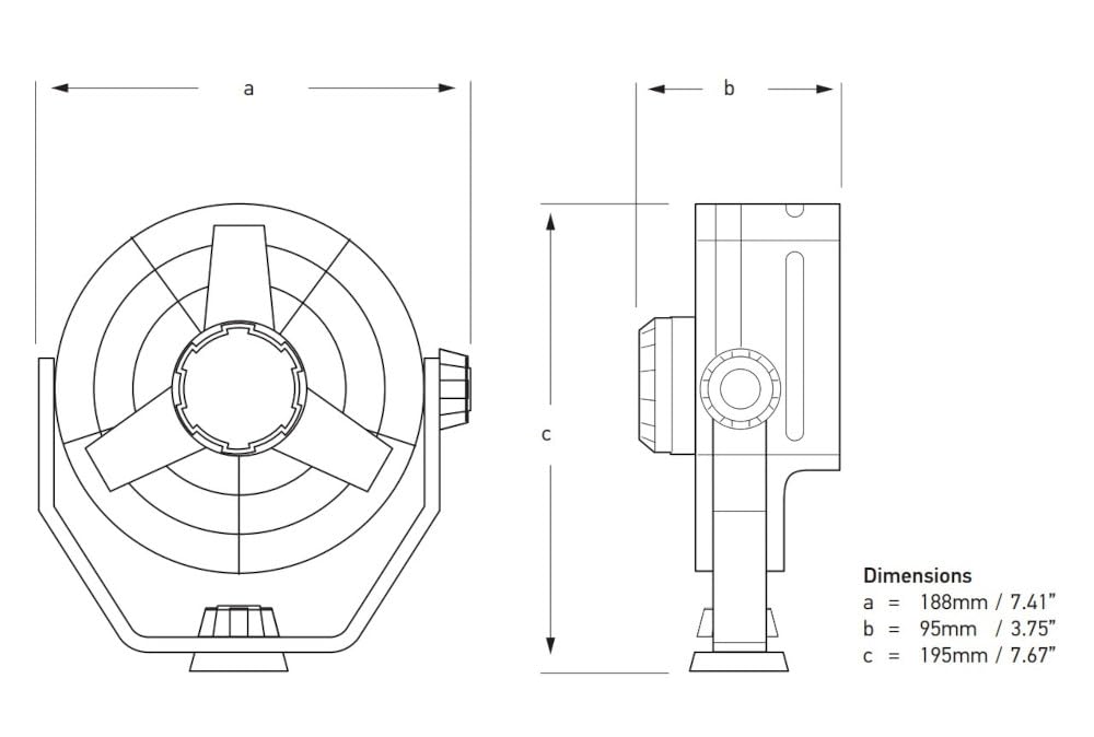 HELLA Ventilatore Turbo 12V 6.5W 1400mm 8EV 003 361-002