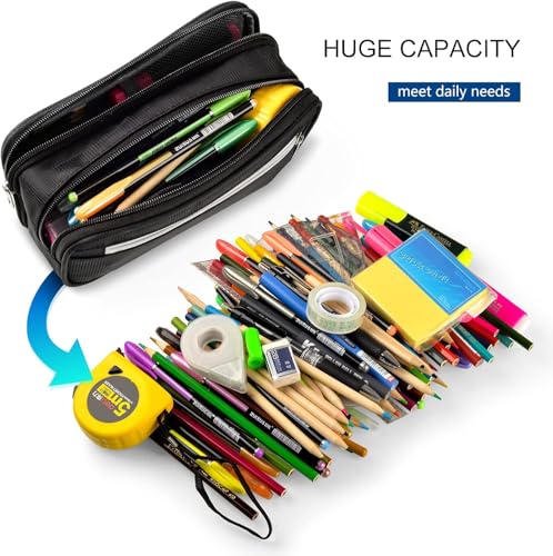 Image of Storio Pencil Box Pouch for School Kids Girls & Boys Aesthetic | Cute Stationary Compass Box Case Organiser | Travel Organiser