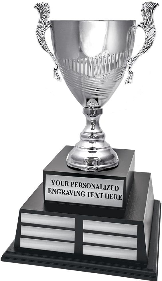 23" Silver Metal Silverado Cup Perpetual Trophy Custom Award Prime