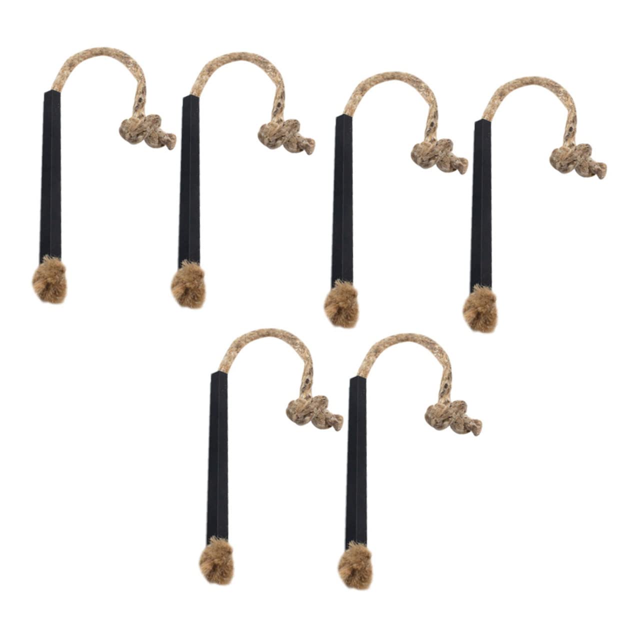 BESPORTBLE 6pcs Portable Fire Starter Rope Wick for Outdoor Camping Hiking Lightweight Tube Design Practical Adventure Supplies for BBQ Survival Use