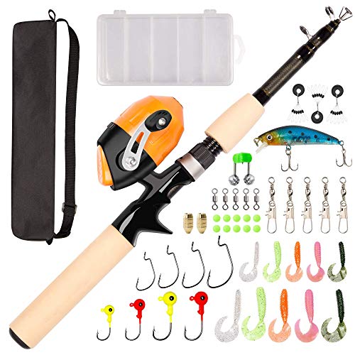 image for Mgotu Kids Fishing Pole Kit丨Rod and Reel Beginnner Set for Boys,Girl