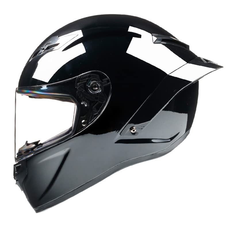 Casco De Moto con Visera Abatible, Casco Modular Hombre Mujer Homologado ECE/Dot, Casco Integral Moto, Casco Locomotora Fmvss 218, para Carreras ATV UTV Cross Casco Open Face ,XL=(61-62cm),AA