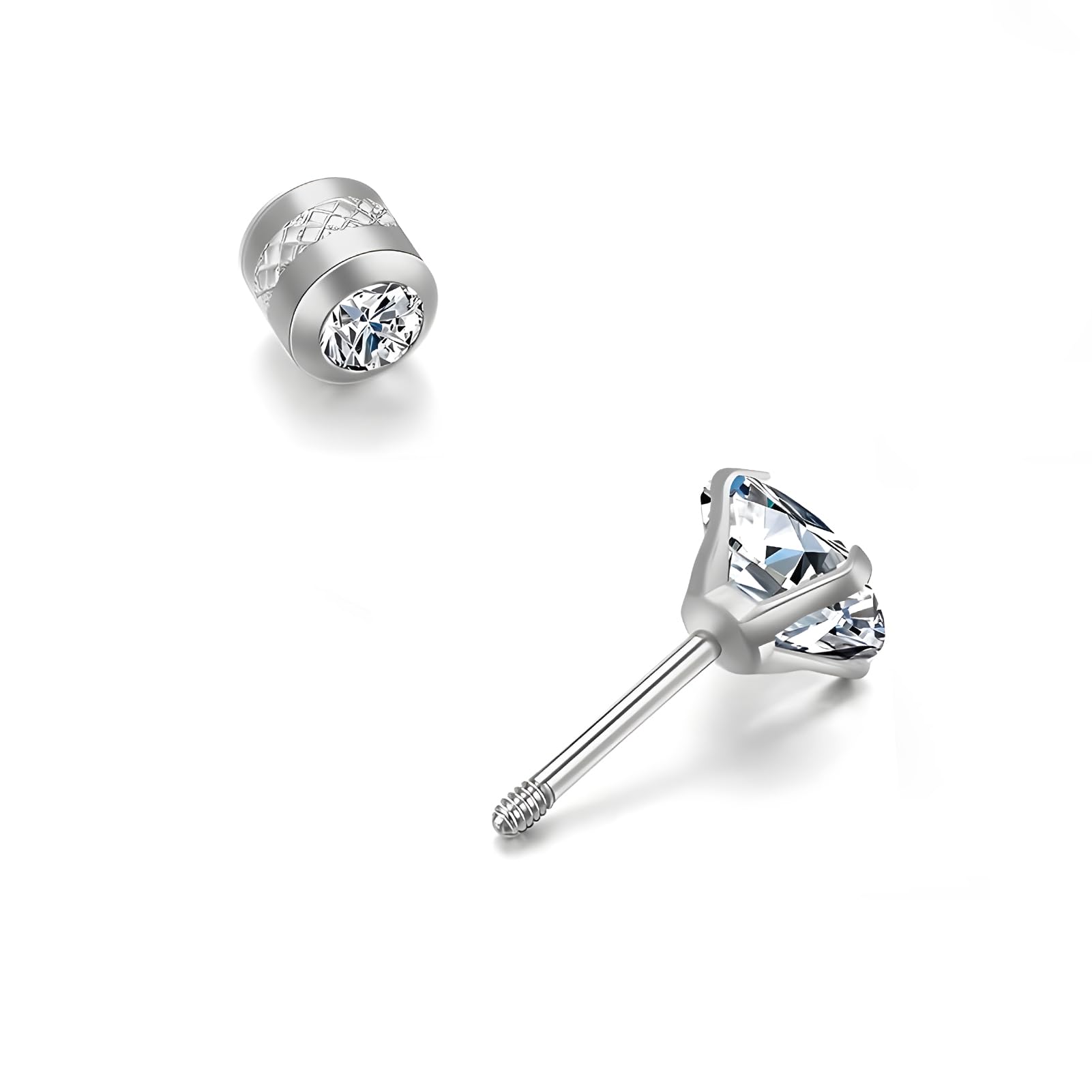jewellry Cyrkonia hipoalergiczny Stud 20G dla kobiet mężczyzn dziewczyny oświadczenie chrząstka ze stali nierdzewnej Tragus Helix Piercing zestaw biżuterii jewelry