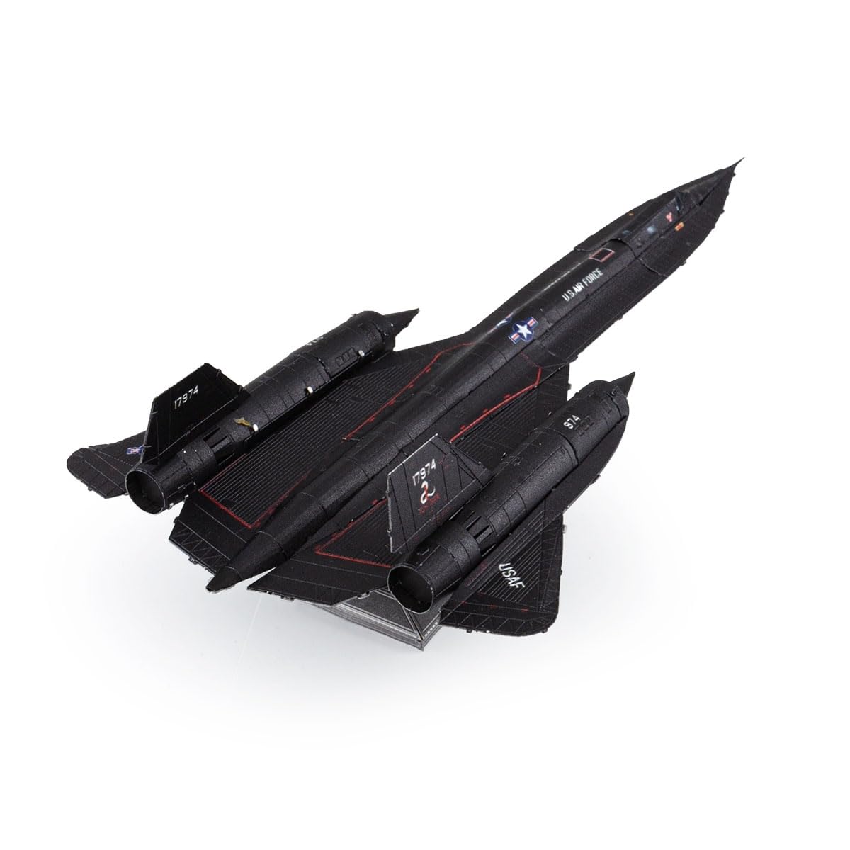 Metal Earth SR-71 Blackbird Color 3D Metal Model Kit Fascinations - Image 4