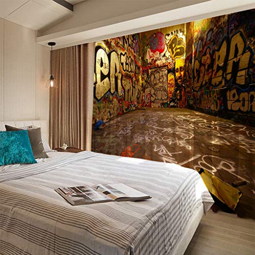Draperies intérieures à oeillets, finitions soignées style graffiti
