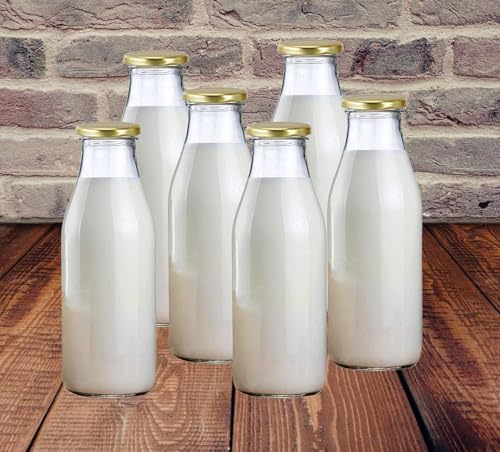 Image of Pure Source India Glass Milk Water And Juice Bottle - 500 Ml, 2 Pieces, Transparent