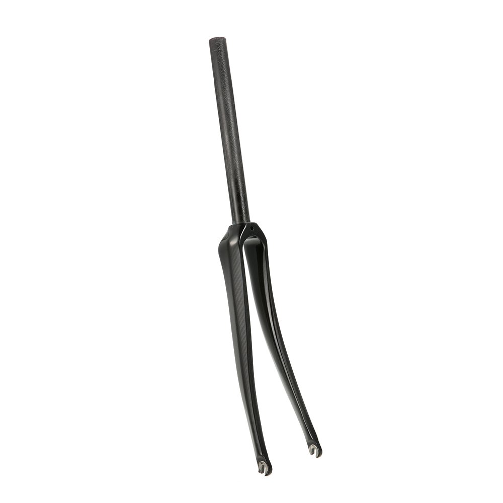 Fourche en carbone pour vélo de course, fourche de vélo de route en fibre de carbone ultra-légère complète 700C vélo à pignon fixe fourche de vélo fixie fourche avant de vélo 28,6 mm