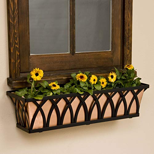 72 Inch Arch Decora Window Box with Real Copper Liner