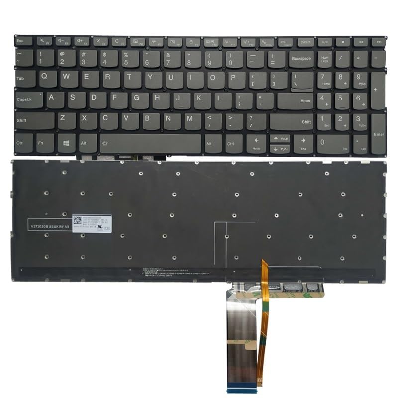 Clavier rétroéclairé Lenovo ThinkBook 15-IML 15-IIL remplacement portable US