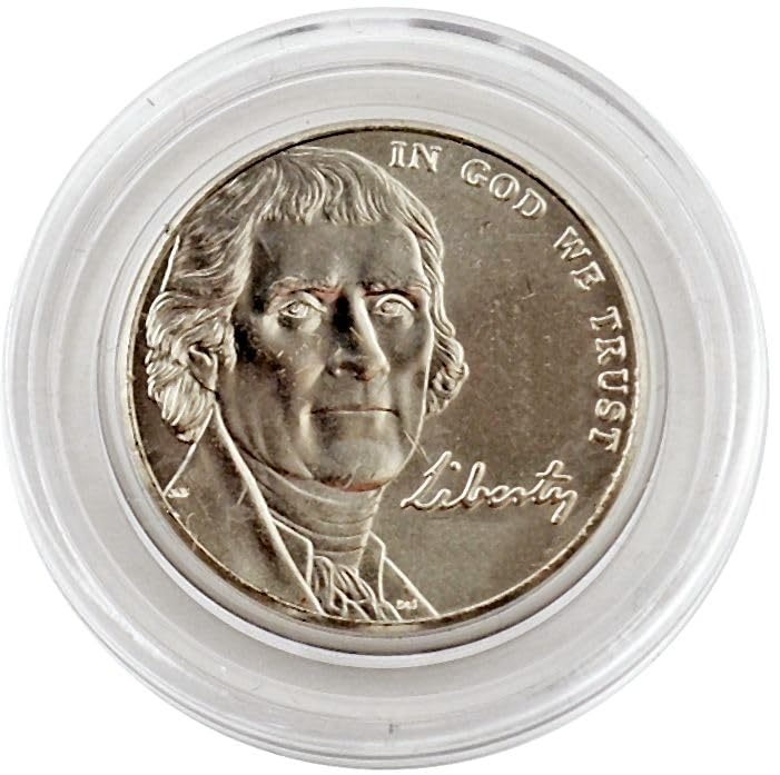 Direct-Fit Coin Capsules For Nickel size 21.2mm Box of 50