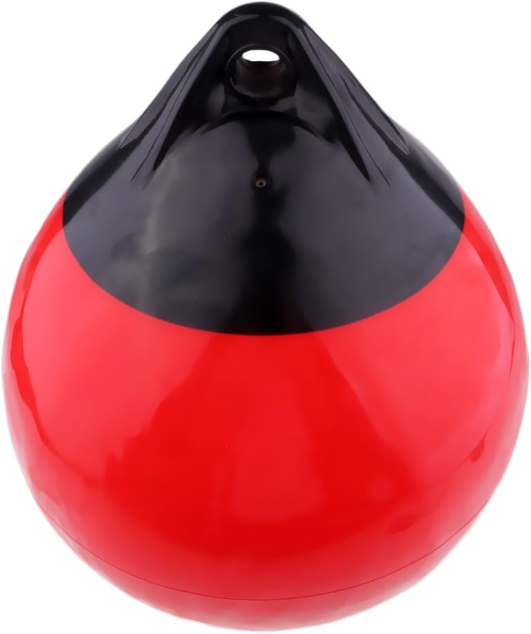 Almencla Premium Inflatable Yacht Buoy for River and Pier, Red