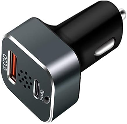LINGGE Cargador de Coche QC3.0 Cargador de Coche r?pido Interfaz de detecci?n de Calidad del Aire USB LINGGE Cargador de Coche QC3.0 Cargador de Coche r?pido Interfaz de detecci?n de Calidad del Aire USB