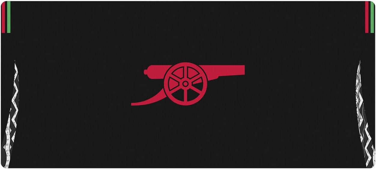 Head Case Designs Officially Licensed Arsenal FC Away 2024/25 Crest Kit and Players 37.4 x 15.75 x 0.16 inches (900 x 400 mm) - XL Gaming Office Desk PC Keyboard Mouse Mat Pad
