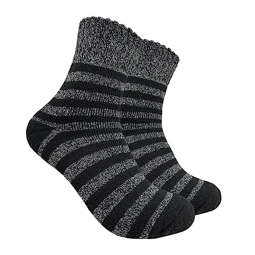 Image of Hycome Men Women Socks Thick Thermal Hiking Winter Warm Boot Heavy Soft Cozy Socks for Cold Weather 5Pairs