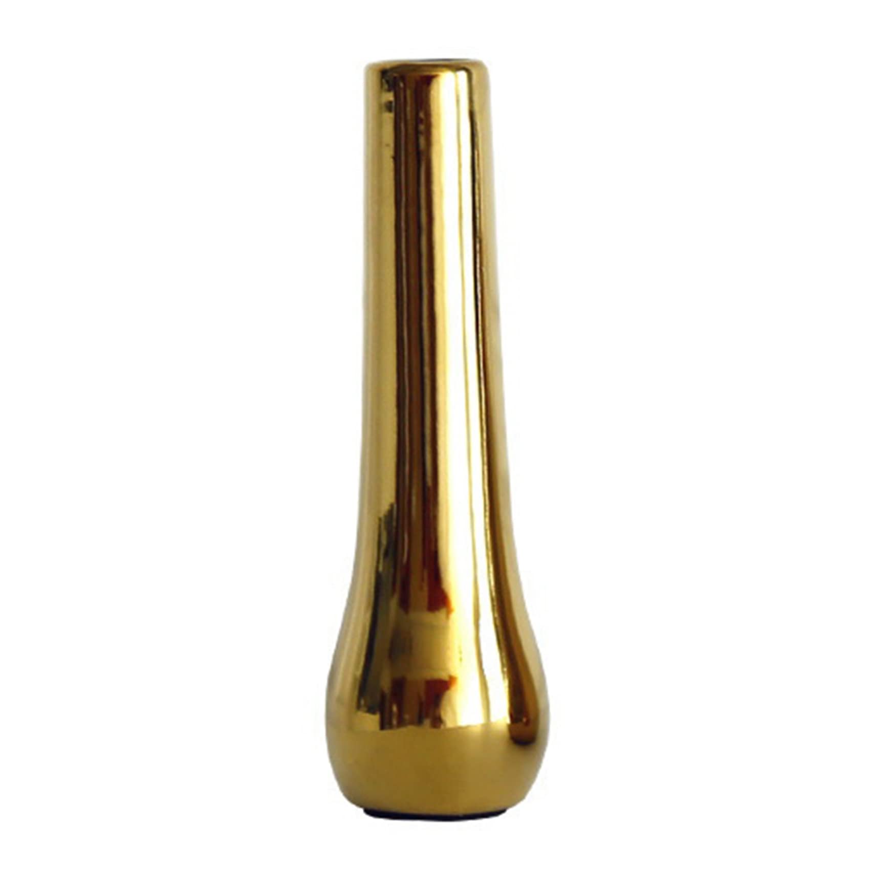 CTRLZS Nordic Home Desktop Decoration Luxury Vases Plated Gold Vase Dried Flower Vase Ceramic Vase Modern Mini Vase A