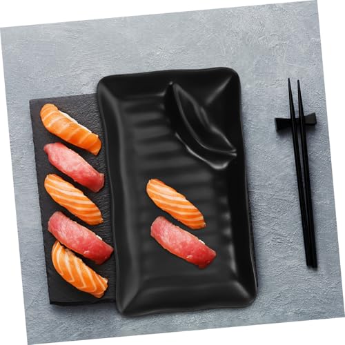Set de platos sushi estilo japonés 10 pulgadas miniatura 4