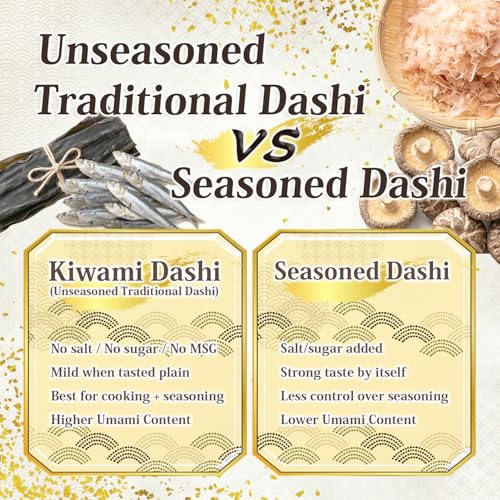 Image of BJDesign Japanese Dashi Pack, Additive Free Soup Stock, 8g x 15 Packs | Non-GMO, no salt, no sugar, no MSG, bonito, kombu, shiitake, rich umami, for miso dishes, noodles, hot pot, simmered dishes