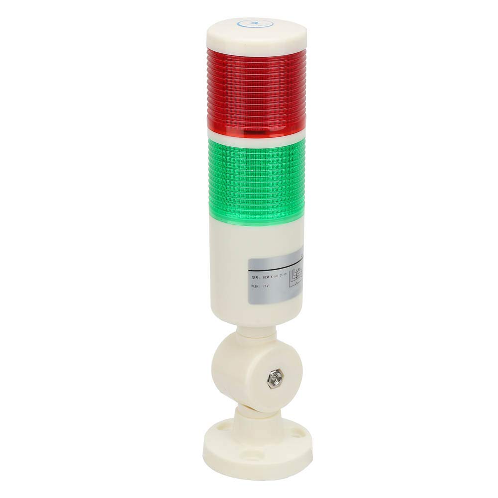 Fafeicy Semaforo Luminoso A Torre 24V DC - Spia Avviso LED Rosso/Verde Per Esterni - Foto 6