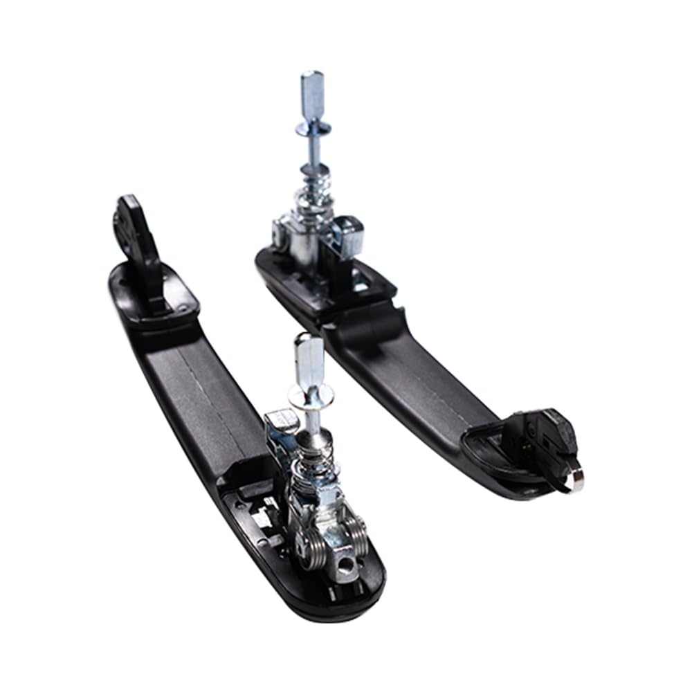 Maniglia per porta esterna per auto con chiave, porta anteriore sinistra e destra, compatibile con VW Sharan Polo 6N0837207C 6N0837207D