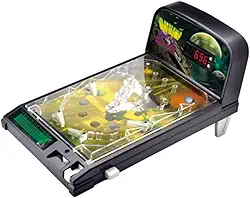Jogo de Pinball Eletrônico com Efeitos Sonoros, Display Digital, Flippers Duplos, Controle Automático de Pontuação, Idade 3+