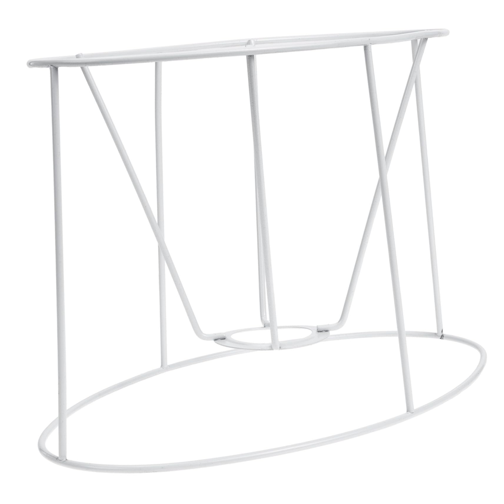 LIFKOME Marco para Pantalla de Lámpara DIY de Hierro Cónico para Lámparas Portalámparas E27, Soporte Decorativo