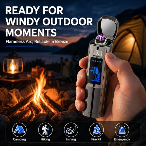 Encendedor eléctrico recargable Anglink triple arco miniatura 5