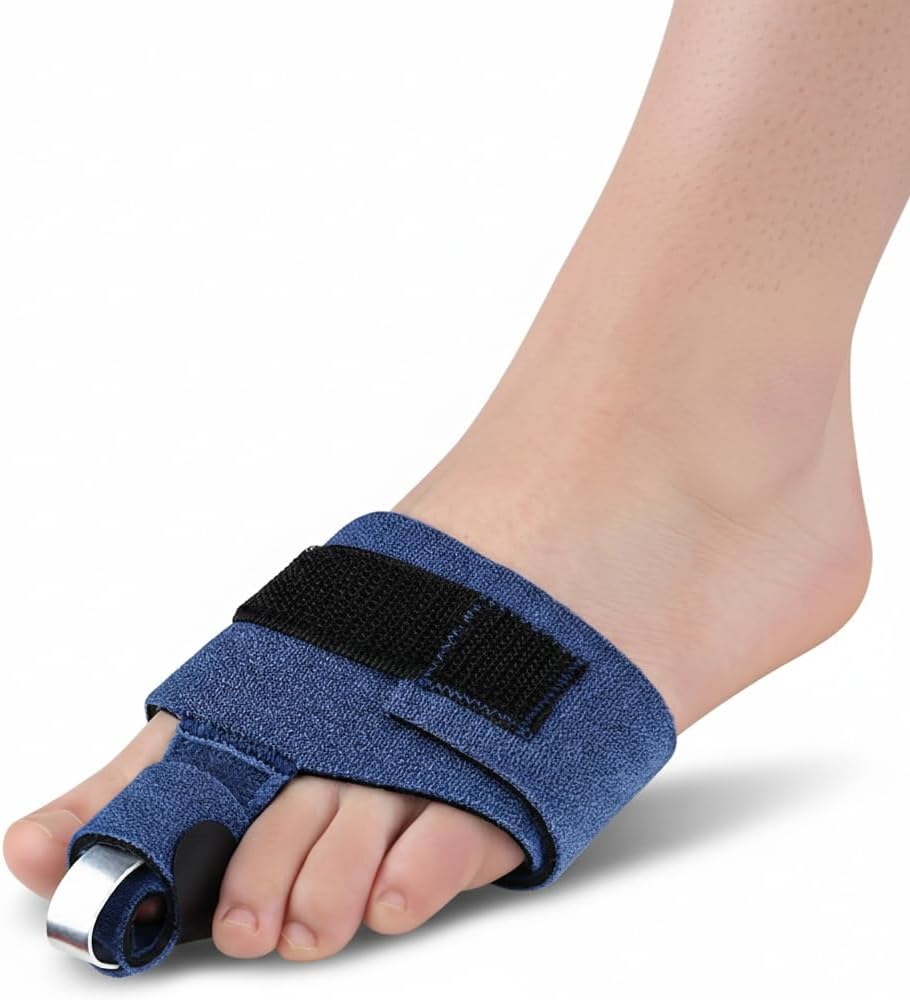 Orthopedic Toe Splint & Straightener for Hammer Toe & Fractures – Adjustable Toe Corrector with Aluminum Support & Soft Neoprene Wrap