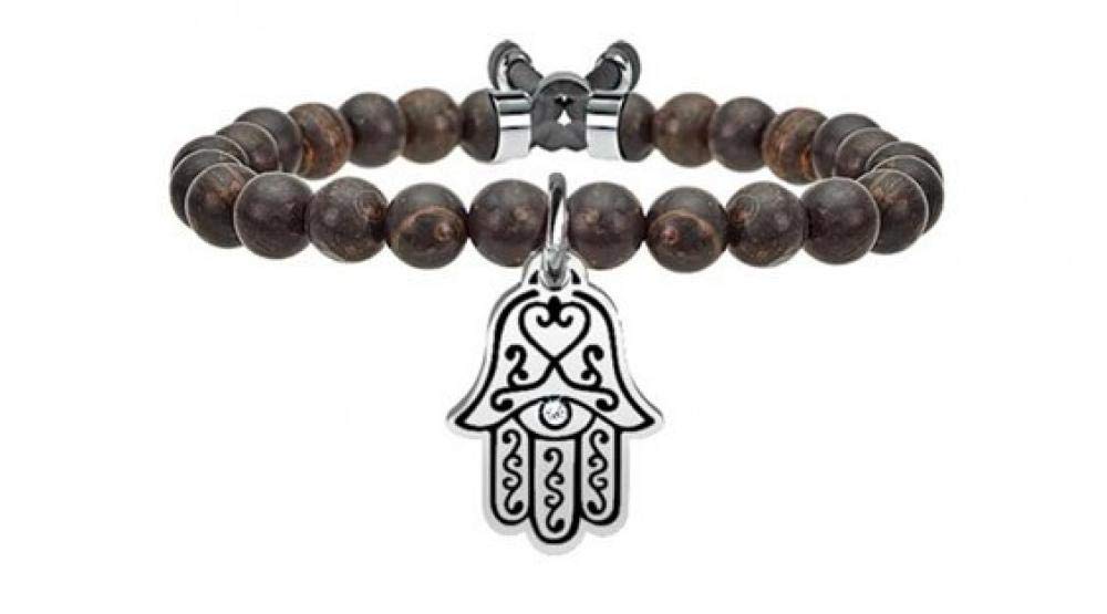 Bracciale KIDULT Spiritualità – Ossidiana E Mano Di Fatima Con Cristalli, Cod. 731118 - 2