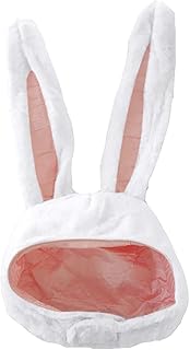 Comprar Sarini Capucha con Orejas de Conejo, Gorro de Conejo, Gorro de Conejo de Pascua, Gorro con Orejas de Conejo, Apto para Disfraces de Mascarada, Juegos de rol, etc.